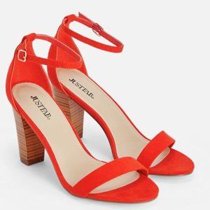 Masha Heeled Sandal - Poppy Red